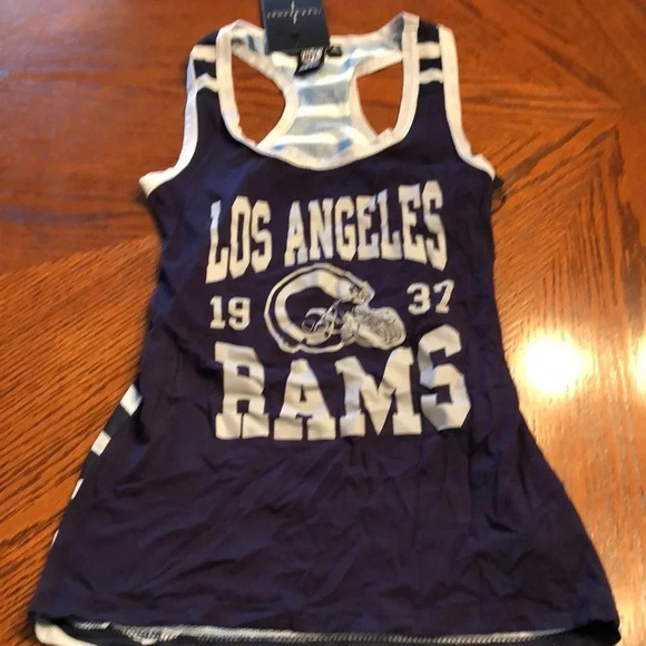 Los Angeles Rams Racerback Tank NWT - Picture 2 of 6